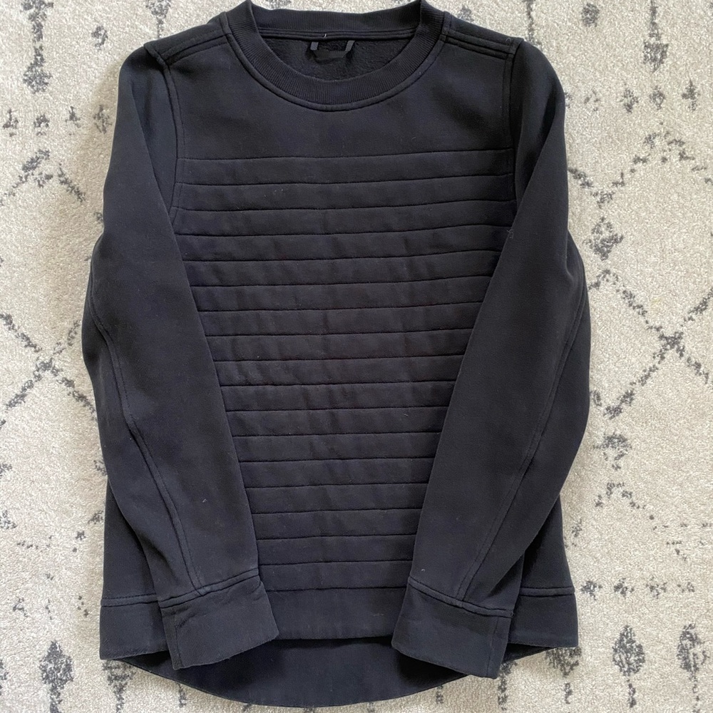 Lululemon Fleece Be True Sweatshirt Black Size 4